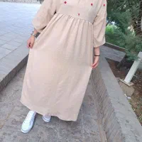 پیراهن شکوفه زنانه با طرح گلدوزی