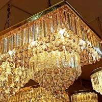 لوستر کریستالی .مدل دیانا ،کد 5986|لوستر و چراغ آویز|قم, نیروگاه|دیوار