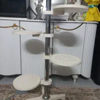 پایه قابلمه چوبی و استیل طبقه ها قابل چرخش