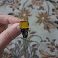 انگشتر شرف شمس رکاب نقره مردانه