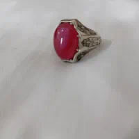 انگشتر یاقوت خال دار