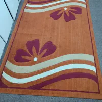 قالی در حد نو بافت نرم و طرحی زیبا