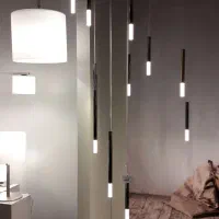 لوستر بزرگ مدرن طرح مدادی|لوستر و چراغ آویز|تهران, شهرک چیتگر|دیوار