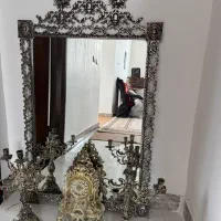 آیینه شمعدان جنس برنج