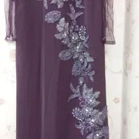 لباس شب سایز ۴۶جنس کرپ