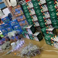 ریسه سوزنی ۷ رنگ و مهتابی ۱۰ متری|ریسه و چراغ تزئینی|ملایر, |دیوار