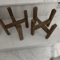 زیرگلدانی چوبی