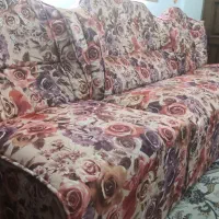 مبل راحتی هفت نفره + یک میز عسلی|مبلمان خانگی و میز عسلی|لاهیجان, انقلاب|دیوار