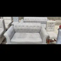 مبل هفت نفره همراه با میزناهارخوری چهار نفره|مبلمان خانگی و میز عسلی|زبرخان, |دیوار