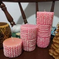 شمع هالووین و جا شمعی|صنایع دستی و سایر لوازم تزئینی|کوهدشت, |دیوار