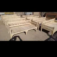 تخت شاه نشین چوبی M/66|مبلمان خانگی و میز عسلی|اصفهان, هفتون|دیوار