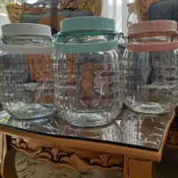 ۱۵ عدد (جار) شیشه ۳ کیلویی بلور