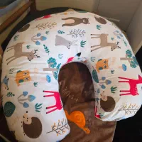 ست ۴ تکه تشک نوزاد و بالش شیردهی و پتو کلاهدار