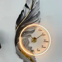 ساعت دیواری طرح پر|ساعت دیواری و تزئینی|تهران, نیروی هوایی (پیروزی)|دیوار