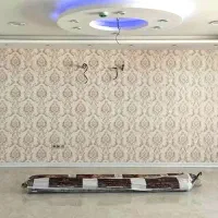 نصب کاغذ دیواری و ماربل شیت|خدمات پیشه و مهارت|سمنان, |دیوار