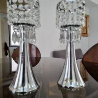 جفت شمعدان کریستال مپکو
