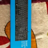 کیبورد کامپیوتر با نور پس زمینه یخی|قطعات و لوازم جانبی رایانه|یزد, |دیوار