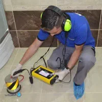 نشت یابی اب با دستگاه نقطه زن