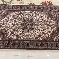 فرش 6متری دستبافت تمام گلها نقشه ابریشم نقشه بیجار