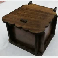 جعبه انگشتر و جواهرات چوبی عمده 12 تومن