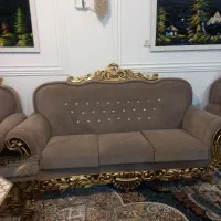 ۱عدد مبل ۳نفره|مبلمان خانگی و میز عسلی|نهاوند, |دیوار