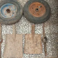سلام دو عدد لاستیک فرغون دوعددبیل دوتاکلنگ
