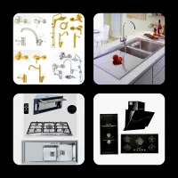 شیرالات تکمیل هود گازتوکار رومیزی سینک باکسی E8461