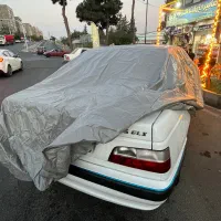 چادر ماشین حرفه‌ای ضد آب و آفتاب داخل الیاف سفید