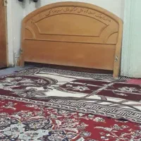 تختخواب دونفره چوبی با تشک