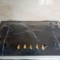 اجاق گاز توکار ۵شعله نو (سمنان لوازم خانگی ماهان)