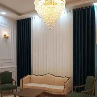 طراحی و دوخت انواع پرده(تسویه دهماهه)|پرده، رانر، رومیزی|اصفهان, برزان|دیوار