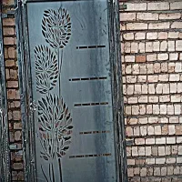 درب حیاط cnc فرفوژه باغی از پیش ساخته