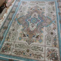 ی جفت فرش ۹متری سالم ۷۰۰شانه تراکم ۲۵۵۰دستباف گونه