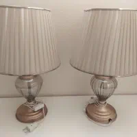 یک جفت آباژور رومیزی نو|چراغ خواب و آباژور|اصفهان, چشمه باقرخان|دیوار