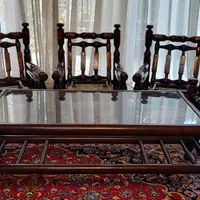 ست میز و صندلی کودک چوب راش با شیشه محافظ|اسباب و اثاث بچه|تهران, تجریش|دیوار