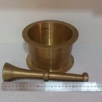 هاون بزرگ ۵ کیلویی برنجی|کلکسیون اشیاء عتیقه|زاهدان, |دیوار