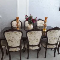 مبلمان سلطنتی ناهارخوری جلو مبلی عسلی فرش آینه شلف|مبلمان خانگی و میز عسلی|تهران, سلسبیل شمالی|دیوار