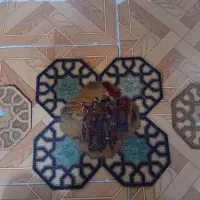 رومیزی چرم اصل کار دست