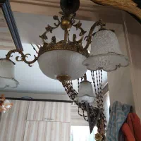 یک عدد لوسترسه شاخه برنز