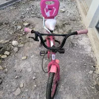 دوچرخه دخترانه سایز ۱۶ در حد نو|دوچرخه، اسکیت، اسکوتر|قزوین, |دیوار