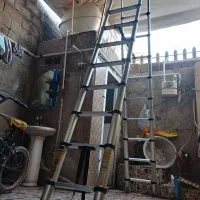 پله دوطرفه تلسکوپی|مصالح و تجهیزات ساختمان|چغادک, |دیوار