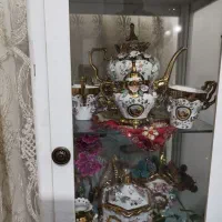 سرویس صبحانه خوری چینی گل برجسته