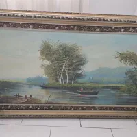 تابلو رنگ روغن روی بوم