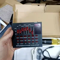 ست تولید محتوا کارت صدا میکروفون پایه|آلات موسیقی|رشت, استادسرا|دیوار