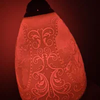 آباژور طرح لیلی و مجنون جنس چینی