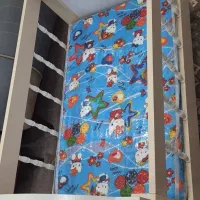 تخت خواب نوزاد و کودک هم حالت گهواره و هم ساده|تخت و سرویس خواب|مسجد سلیمان, |دیوار