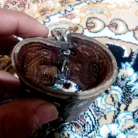 دستبند چرم خالص زندان قدیمی عتیقه