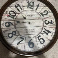 ساعت دیواری چوب گردو