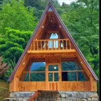 خانه های سازه چوبی و شیشه ای