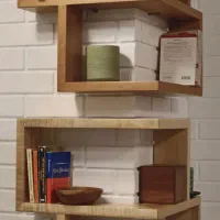 انواع شلف کنج. چوب روسی